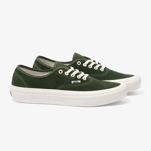 Green Authentic Suede Men'S Sneakers